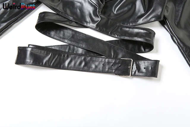 Jade Hipster Fall Trend V-Neck Cross Sash Short Set 13