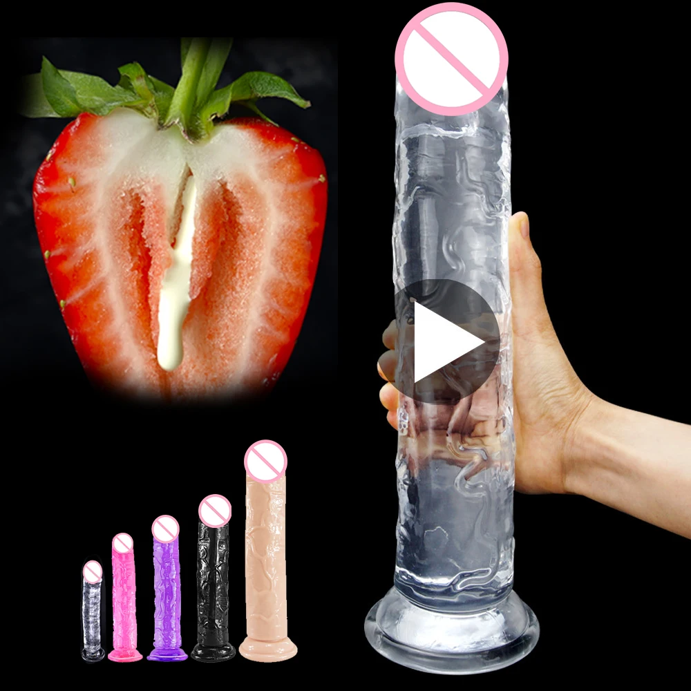 Sex Toys Realistic Dildo For Women Masturbation Suction Cup Soft Jelly XXL Big Penis Anal Plug