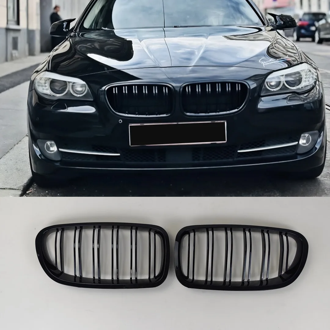 Fronter Einlassgitter Stoßstangengrill Mittleres Gitter Mesh Tuning Zubehör für BMW 5er F10 F11 F18 2010-2017 520i 528i 535i 530i – Detail 8