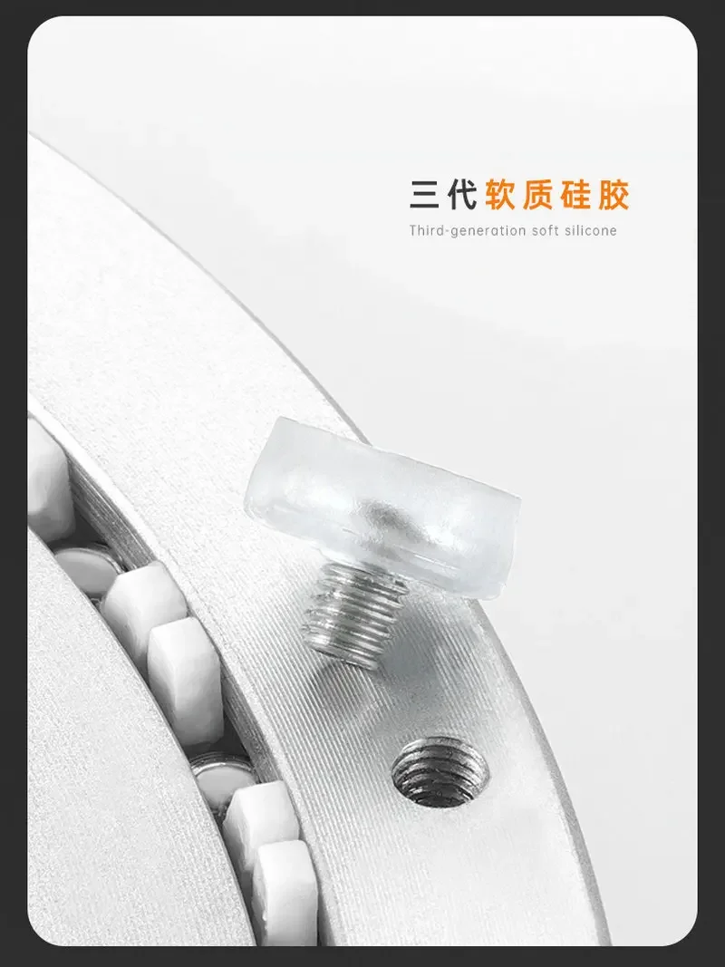 Description Picture 6 of itemMute Strap Lazy Susan Turntable Bearings Low Noise Aluminum Rotating Ring Smooth Swivel Plate for Dinning Table