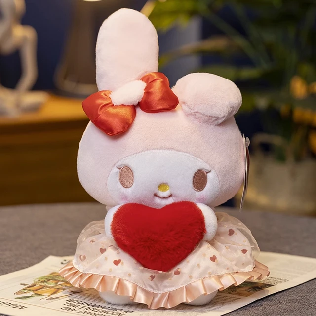 Genuine Sanrio Cute Kulomi Plush Doll Soft Love Hello Kitty Plush Toys  Kawaii My Melody Cinnamoroll Stuffed Animals Kids Gifts - AliExpress