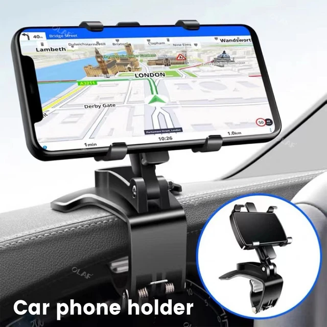 360° Drehbar Handy Halterung Für Auto Rückspiegel Phone Telefon Halter  Universal