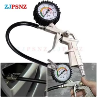 0-16Bar/0-220Psi Auto Tire Pressure Gauge Pressure Gun Type For Air Compressor Car Motorcycle SUV Inflator Pump Tire Repair Tool 1