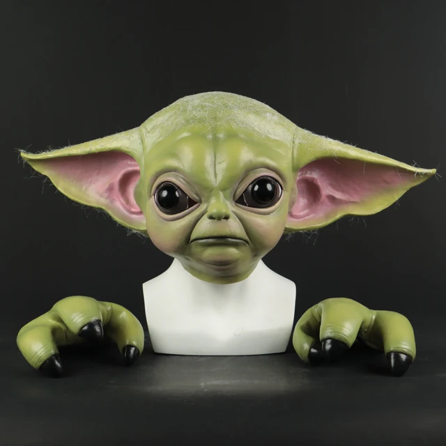 Disfraz de cosplay para bebé Yoda, vestido de fiesta para niños