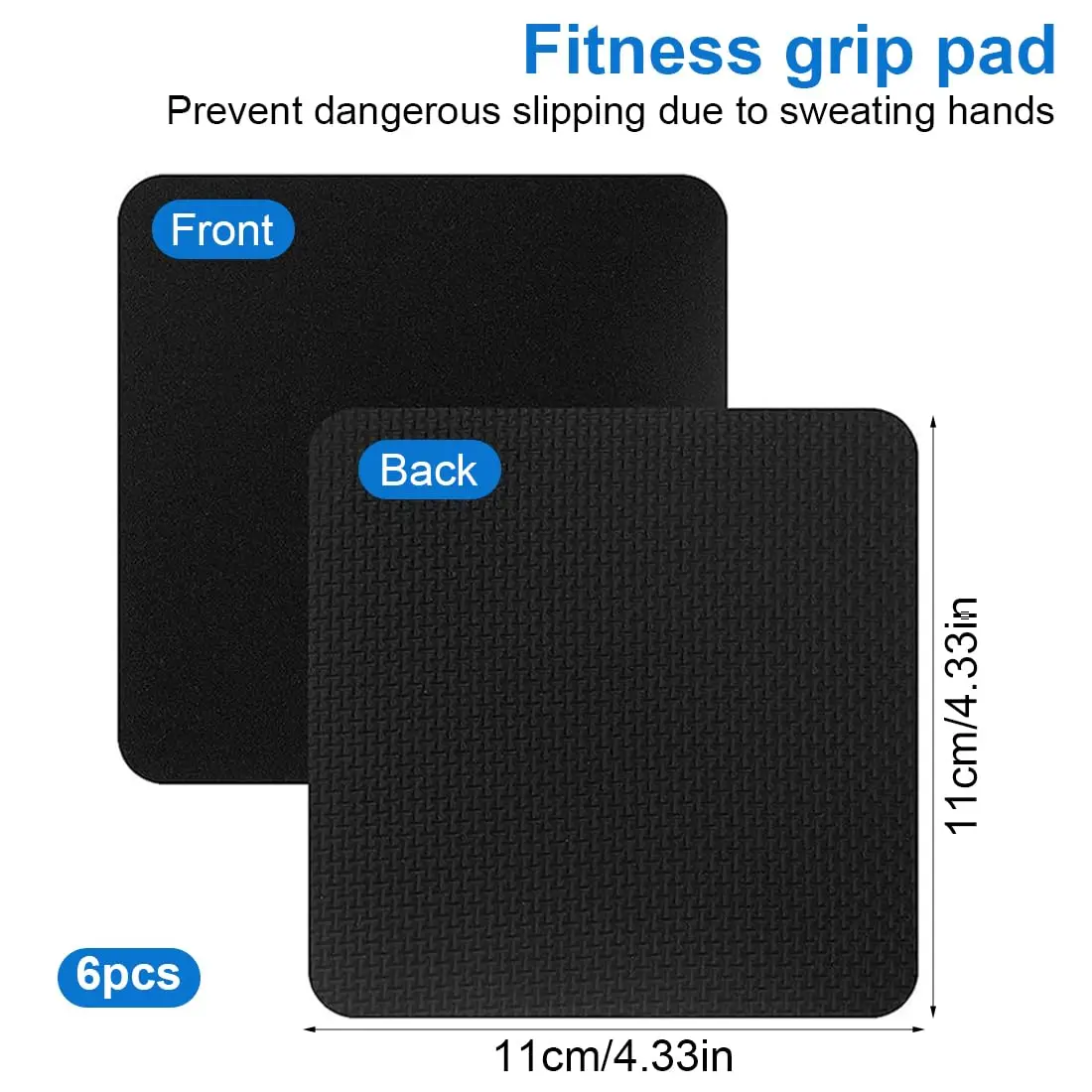 10Pcs Lifting Grips Pads Gym Workout Gloves Pull up Neoprene Comfort Weightlifting Hand Grips for Men & Women No Sweaty Hands 4