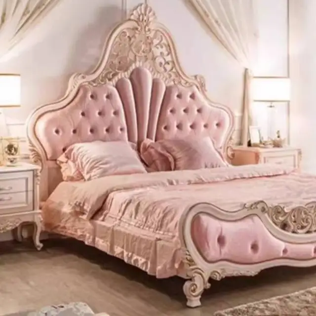 Girls Elegant Double Bed Australia Soft Designs Queen Storage Double Bed Luxury Modern Wooden Cama Box Casal Bedrooms Furniture 4