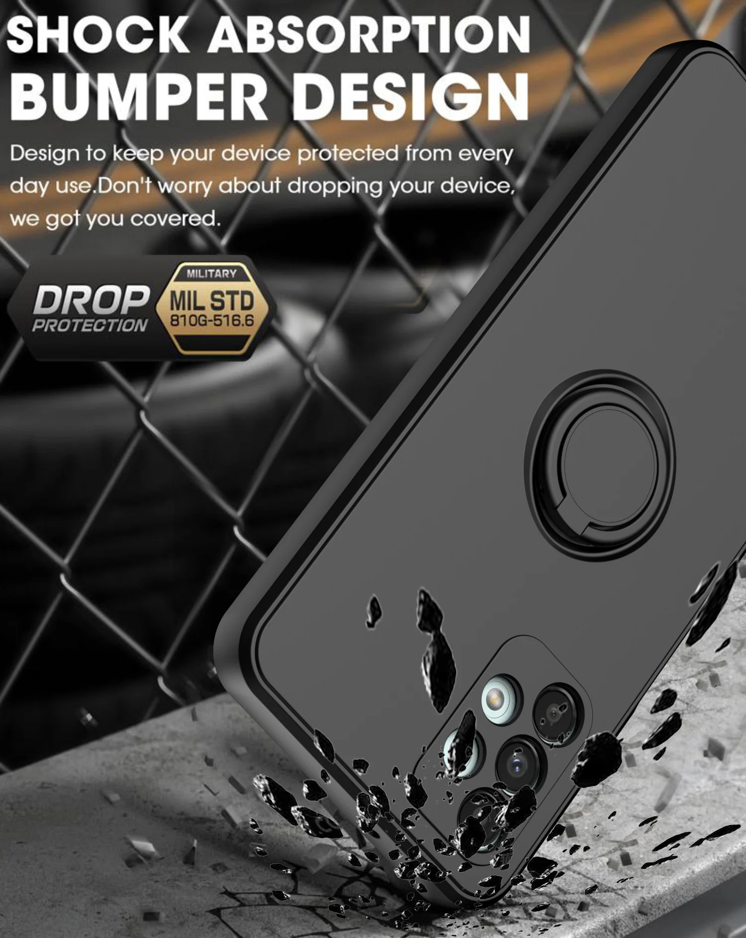 Magnetic Ring Holder Luxury Liquid Silicone Phone Case Cover