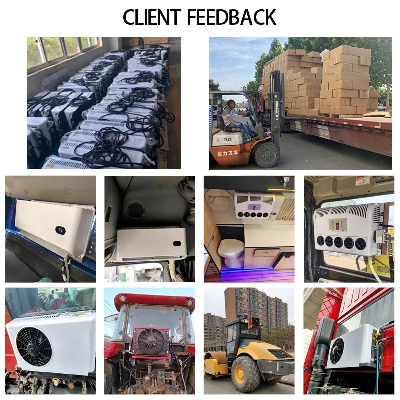 10000BTU 12V DC Backpack Sleeper Cabin Cooler 24v Dc 12 Volt Truck Roof Air Conditioner For Truck 4