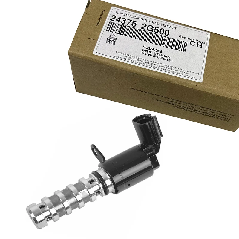 New Genuine Exhaust Intake Variable Valve Timing VVT Solenoid 24375-2G500 For Hyundai Sonata Tucson SantaFe Kia Sorento Sportage