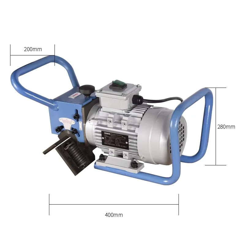 380V hand-held steel plate beveling machine edge trimming angle adjustable stainless steel beveling chamfering machine 3