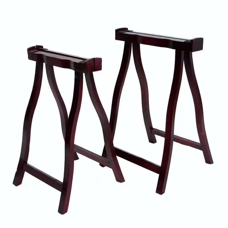 Guzheng 접이식 브래킷 휴대용 단단한 나무 스탠드, 수직 Guzheng 브래킷, 가정용 고급 현악기 액세서리