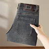 Gray Jeans Men's Spring and Autumn Trends High-End Affordable Luxury Men's Clothing Fashion Brand Slim Fit Long Skinny Pants 6