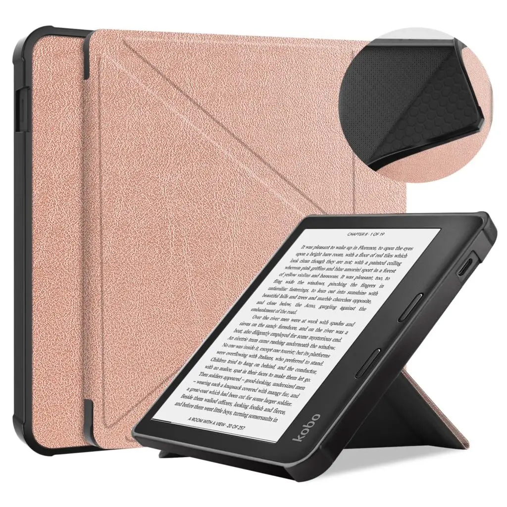 Tpu Transformers Case Per Kobo Elipsa 2E 2023 Multi-Folding Magnetic Fold Stand Smart Cover Per Clara 2E 2022 Sage Libra 2 Funda