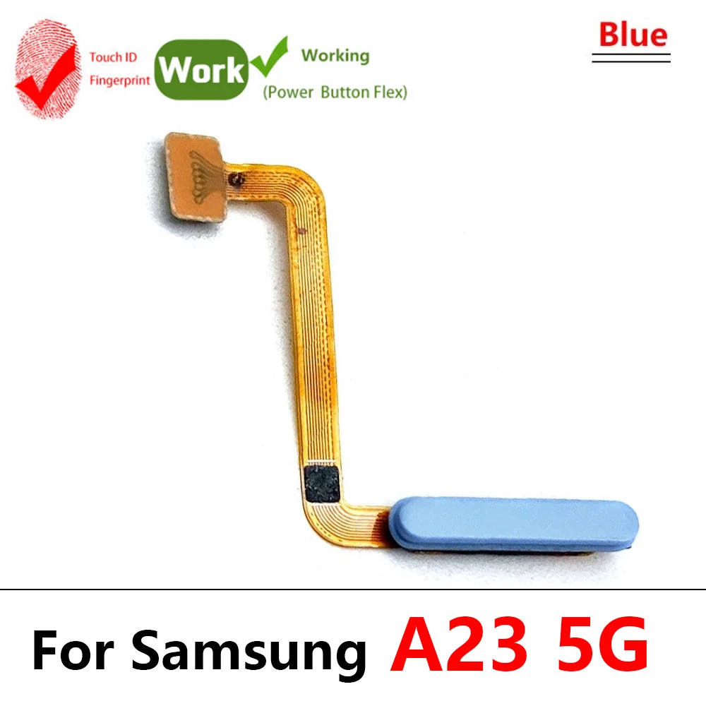 Home Button Fingerprint Sensor Flex with Power Key Flex Cable