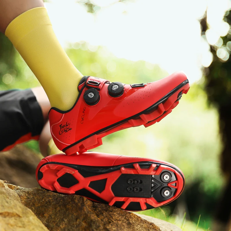 Cycling Shoes mtb Mountain Bike Sneakers Large Size Cleat Non-slip Men's Women's Bicycle Footwear