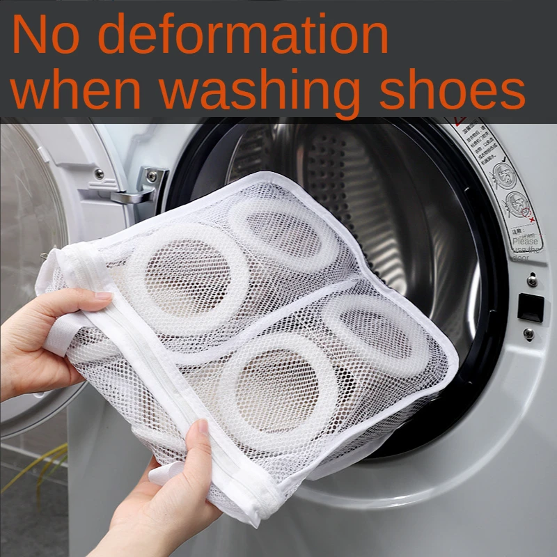 

1PCS Shoe Washing Storage Bag Washing Machine Special Shoe Washing Bag Household Drying Bag Anti-deformation Mesh Bag