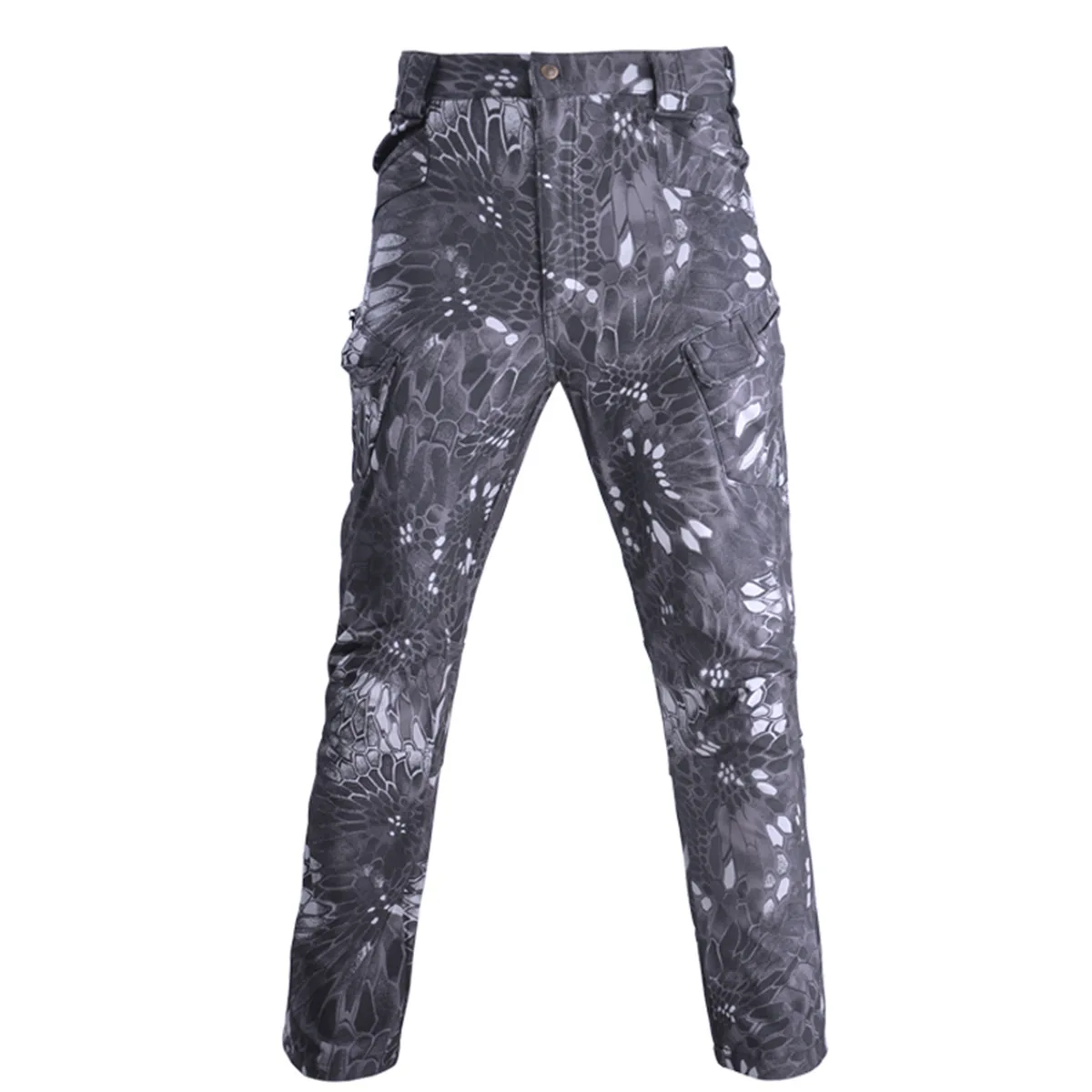 soft shell pants training pants, four-season camouflage tactical pants, breathable and wear-resistant commuter training pants