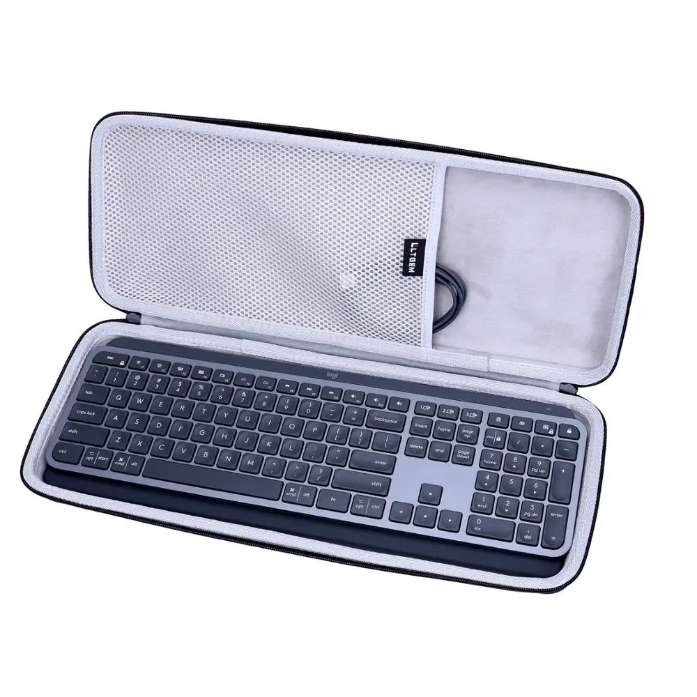 EVA Hard Case For Logitech MX Keys and MX Keys S Advanced Wireless Illuminated Keyboard(only bag)