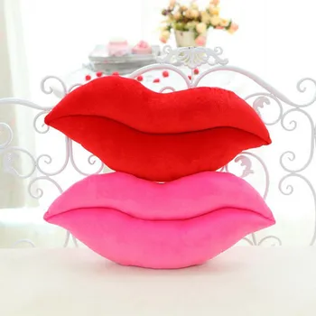 Soft Plush Lip Shaped Throw Pillow Cushion for Girlfriend Lover 1