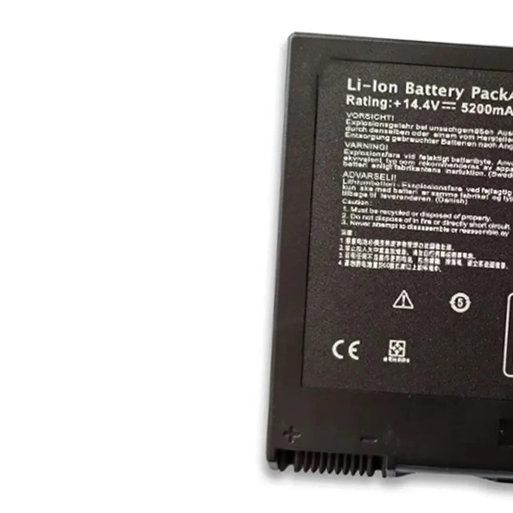 AT Batteria Sostitutiva 5200mAh 14.4V Per ASUS G71, G71G, G71GX, G71V - 8 Celle Agli Ioni Di Litio Con Garanzia Italiana 2 Anni