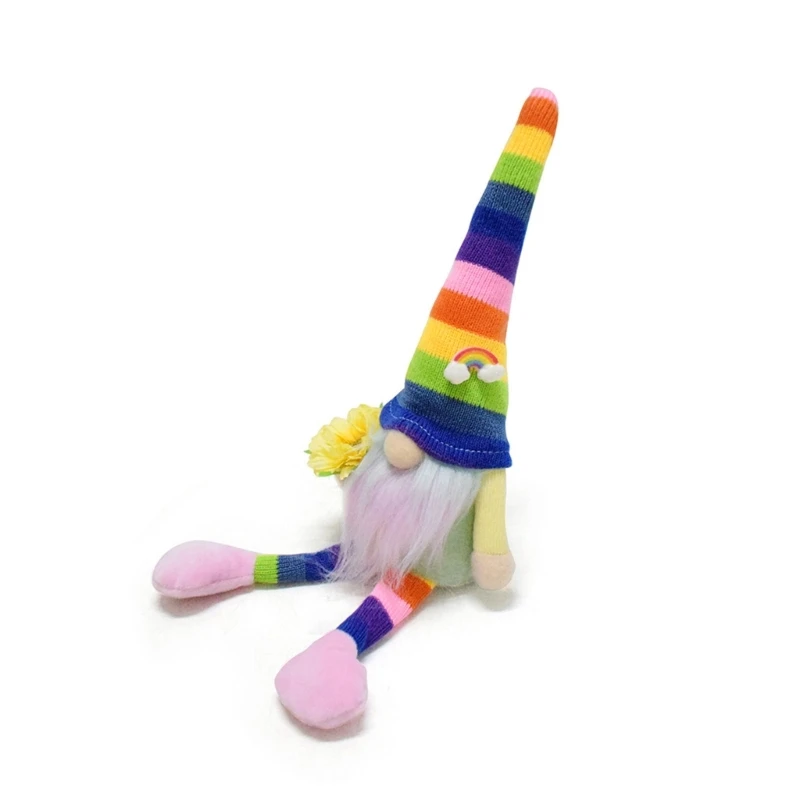 

Multipurpose Rainbow Gnome Dolls Art Crafts Party Decoration Accessory for Restaurant Dining Table Party Decoration