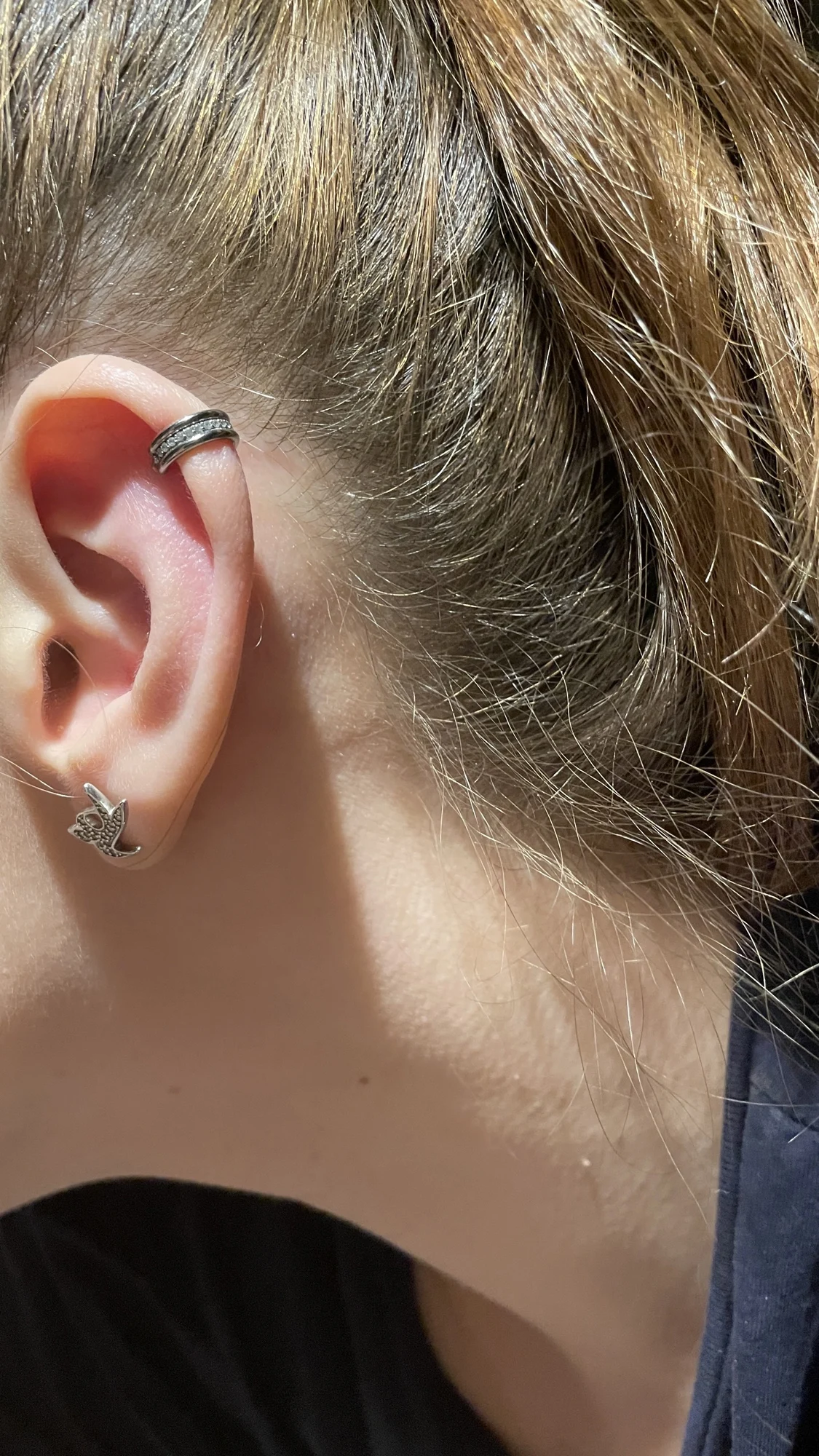 G23 Titan Piercing Double Layered Triple Stack Scharnier CZ Nasenring Helix Knorpel CZ Kleine Knorpel Septum Clicker Ohrringe – Detail 26