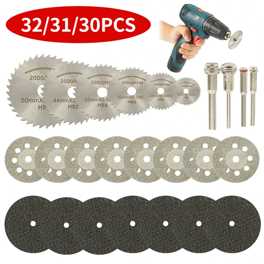 Mini Circular Saw Blades Cutting Disc Dremel Dremel Set Circular Saw