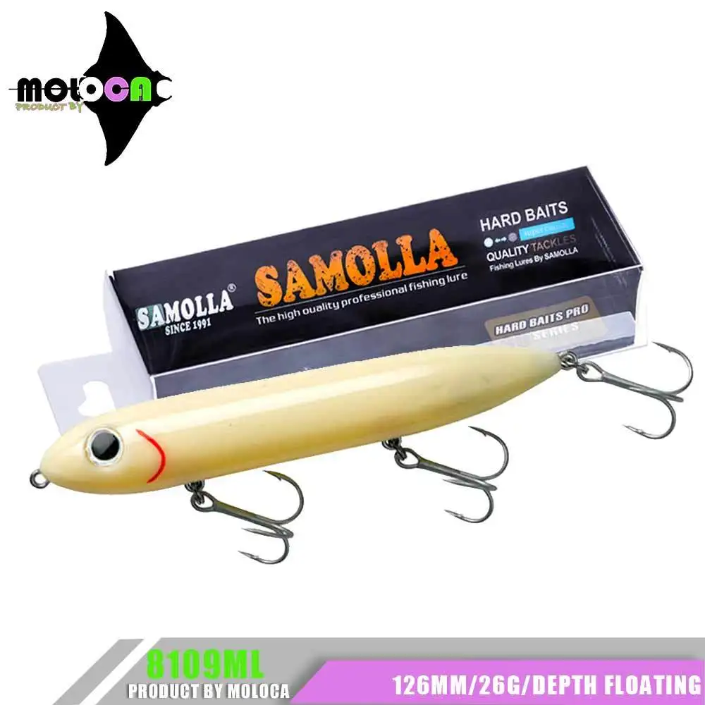 126MM Floating Fishing Lure 26g Pencil Isca Artificial Wobbler Topwater  Trout Mackerel Sea Fishing Lure Shad Bass Lures Tackle - AliExpress