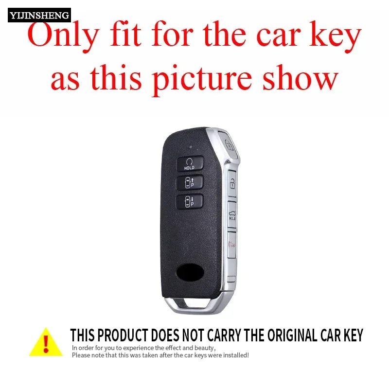 7 Buttons Zinc Alloy + Leather Car Key Case Cover For Kia Sportage Niro Hybrid Sorento MQ4 EV6 GT-Line K8 V6 For Key Case,Car Key,Car Key Shell,Key Shell