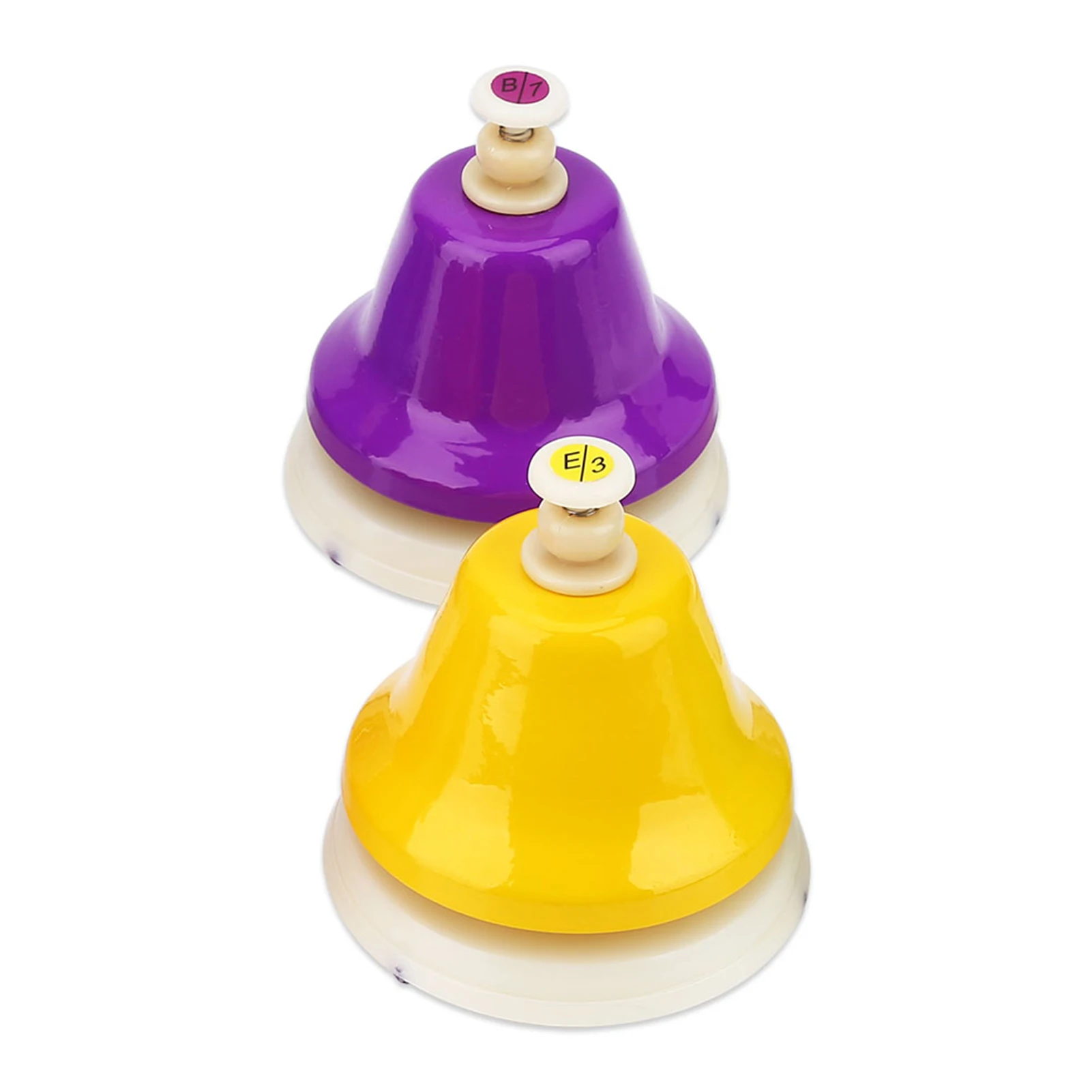 Handbells 3.3 * 3.1inch Hand Bells Instrument /Set Musical present for learning for playing classroom training