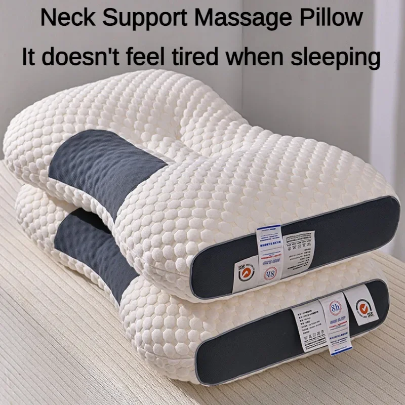 

Cervical Orthopedic Neck Pillow Help Sleep And Protect The Pillow Neck Household Soybean Fiber SPA Massage Pillow For Sleeping