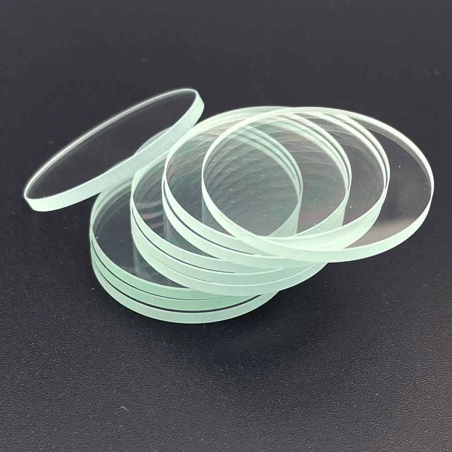 Precision Polished Round Glass Lens for High-Power Flashlights and Bike Lights