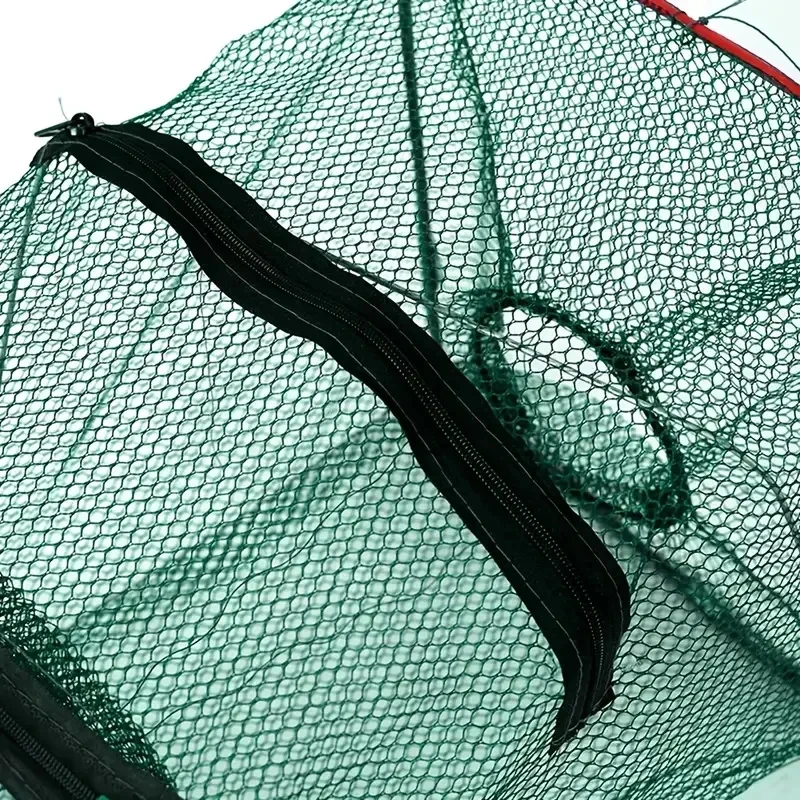 Fishing Traps 1 foldable crab shrimp crayfish net cage outdoor cage net for fish seafood products automatic fishing trap