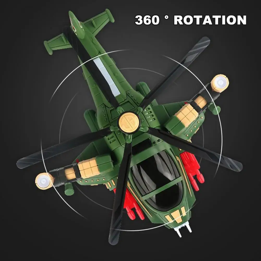 어린이용 회전식 헬리콥터 장난감, 지능형 장애물 회피, 음악 조명, 전기 헬리콥터 장난감, 남아용 회전식 헬리콥터