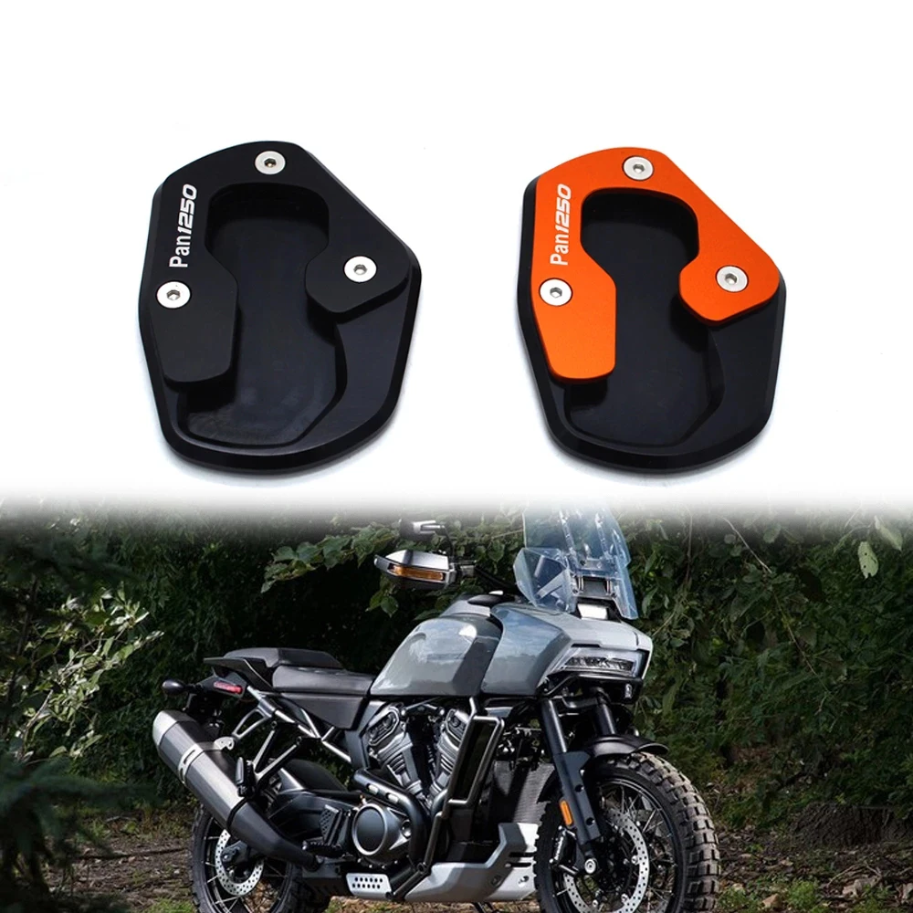 

Для Harle pan America 1250 1250S 2022 аксессуары для мотоциклов подставка удлинительная пластина боковая подставка увеличивающая подставка 2021