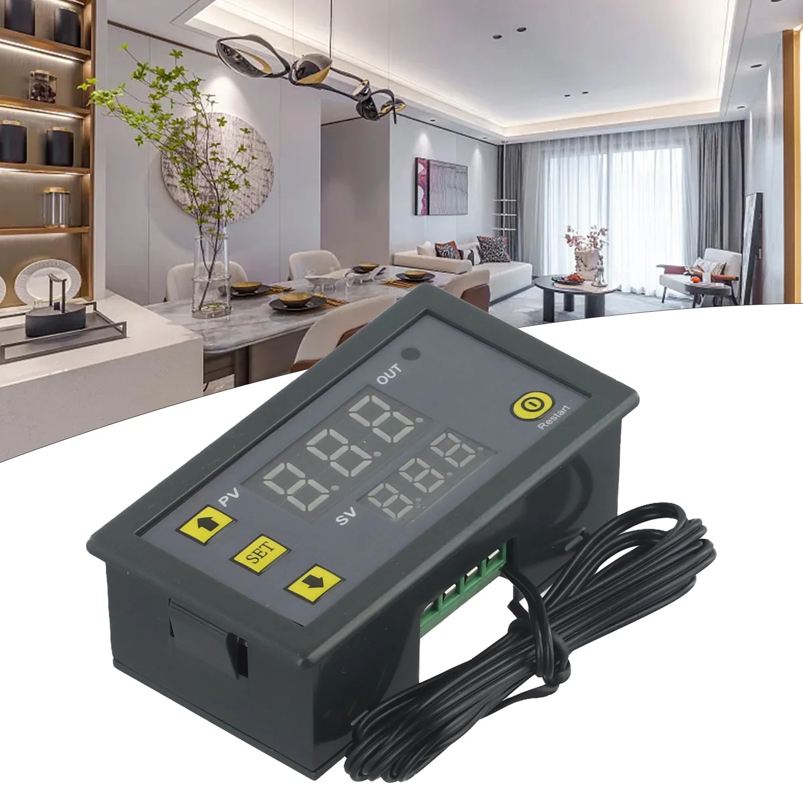 

1x W3230 High Precision Temperature Controller Digital Display Thermostat Module Temp Sensor Temperature Switch Control Board