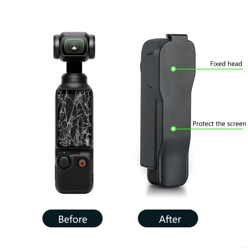 U55B Camera Lens Screen Protector Protective Cover Skin for Pocket 3 Black