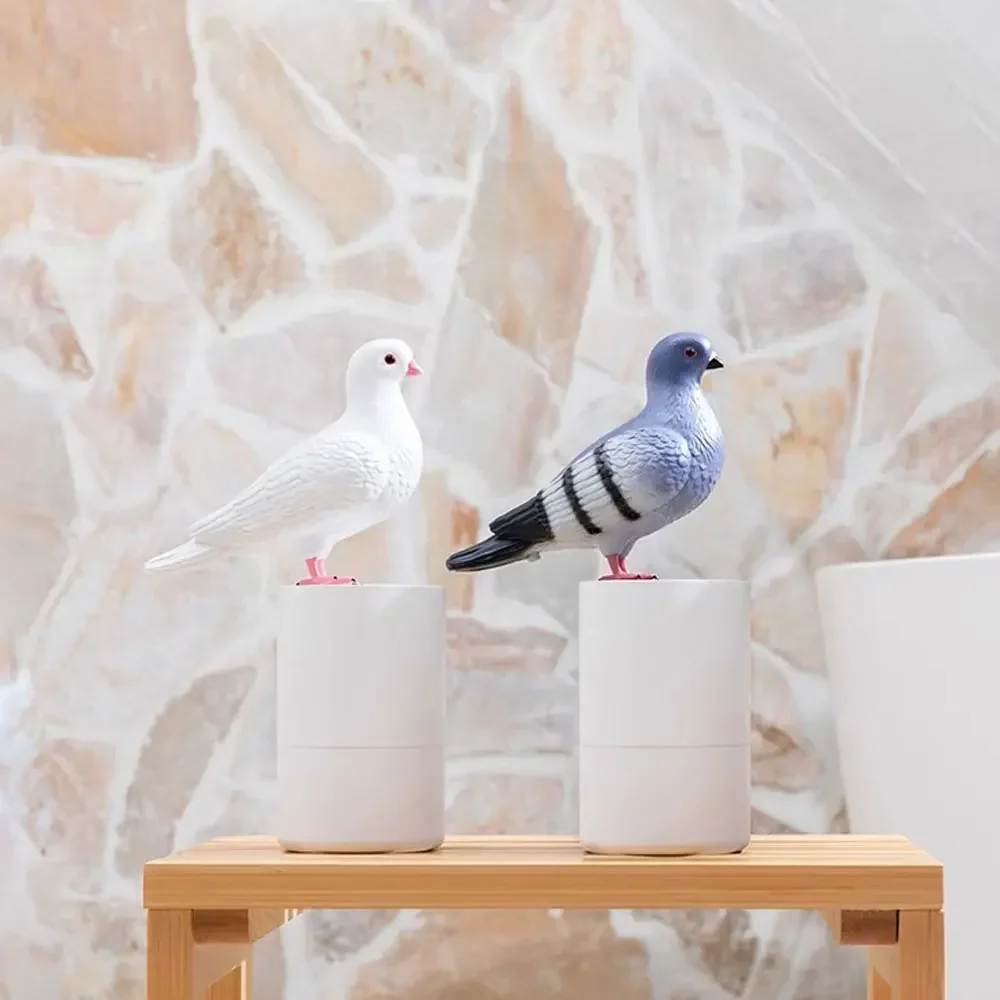 Pigeon Automatic Foaming Hand Soap Dispenser Touchless Cute Bird Soap Dispenser for Commercial Offices Countertop Household Use 4