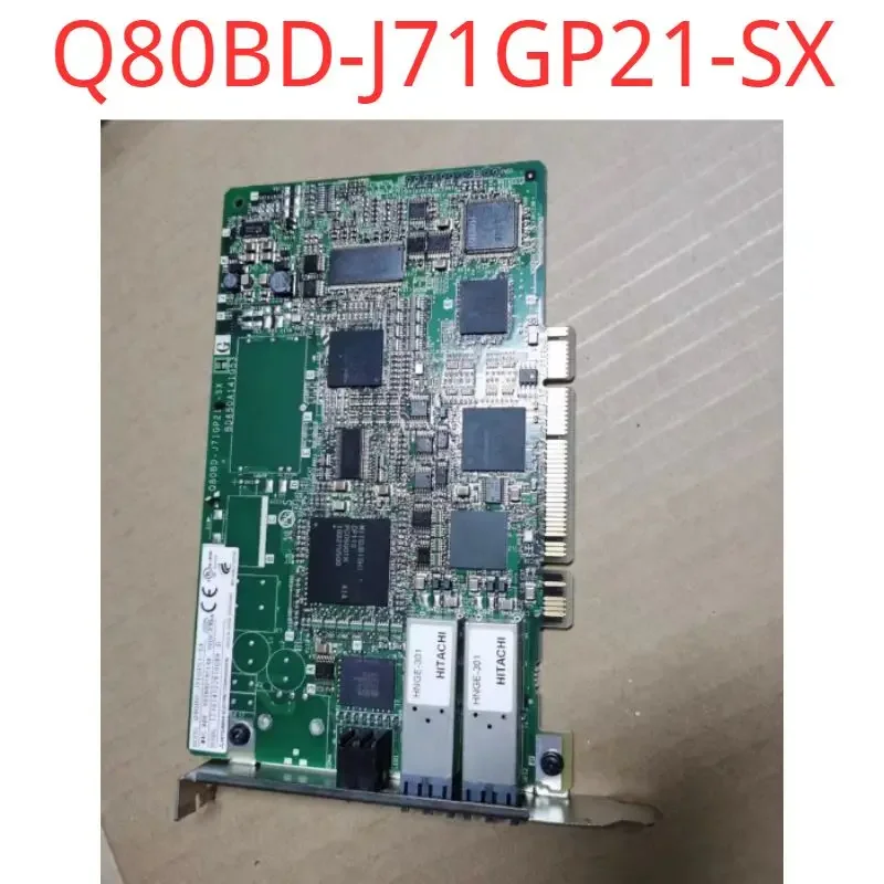 

Second-hand test OK Q80BD-J71GP21-SX Optical Fiber Communication Card Q80BD-J71GP21-SX