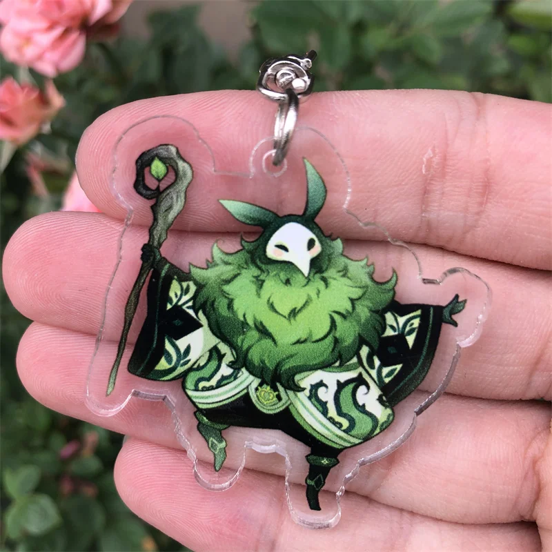 Genshin Impact Keychain Abyss Mage Accessories Anime Game Backpack Pendant Prop Badge Christmas Gifts