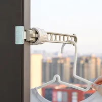 Window Frame Clothes Hanger Portable Hanging Drying Rack Indoor Window Drying Rack Home Hanging Rack for Clothes 2