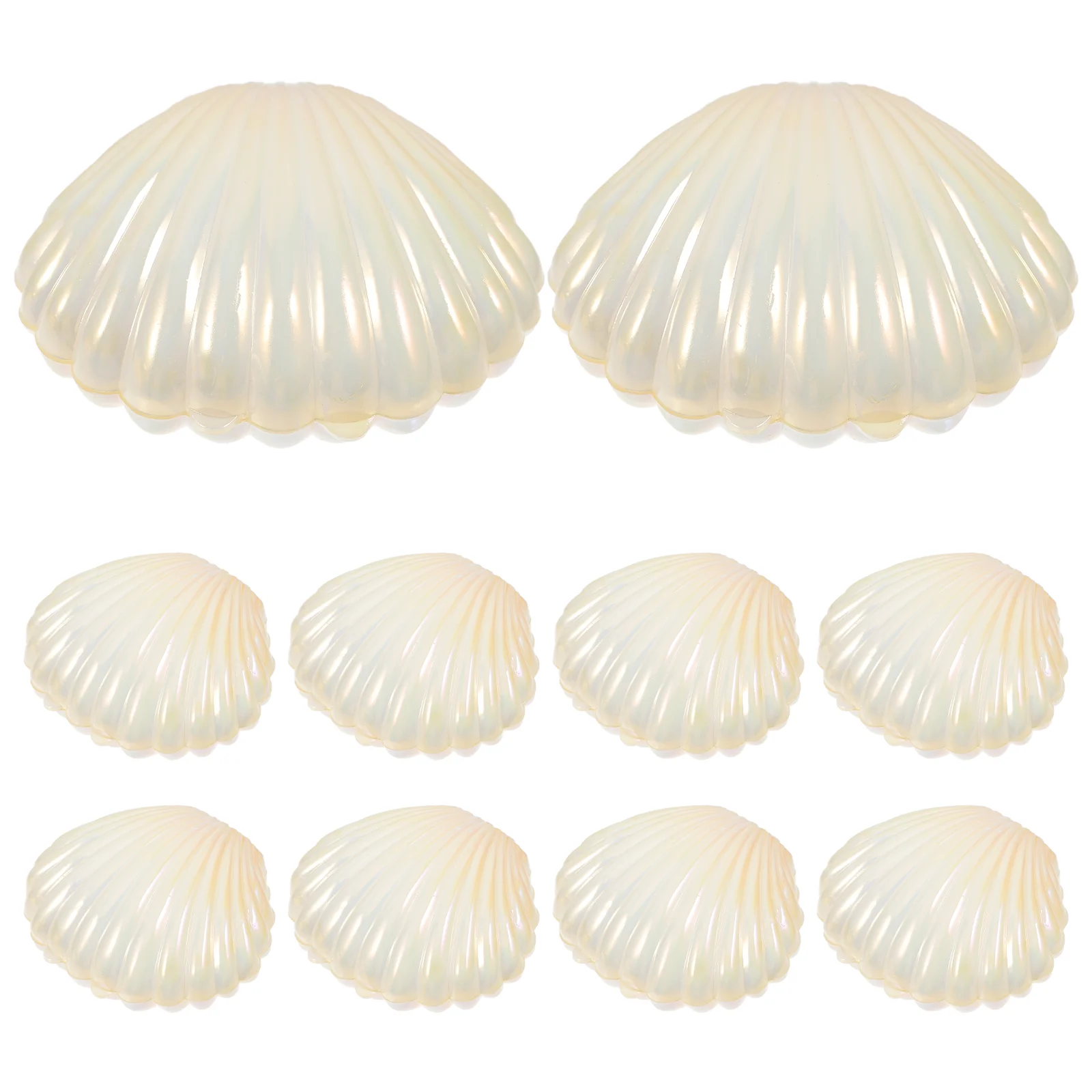 

Sea Shells Candy Boxes Seashell Containers Plastic Chocolate Box Creative Jewelry Holder Party Treat Boxes Wedding Birthday