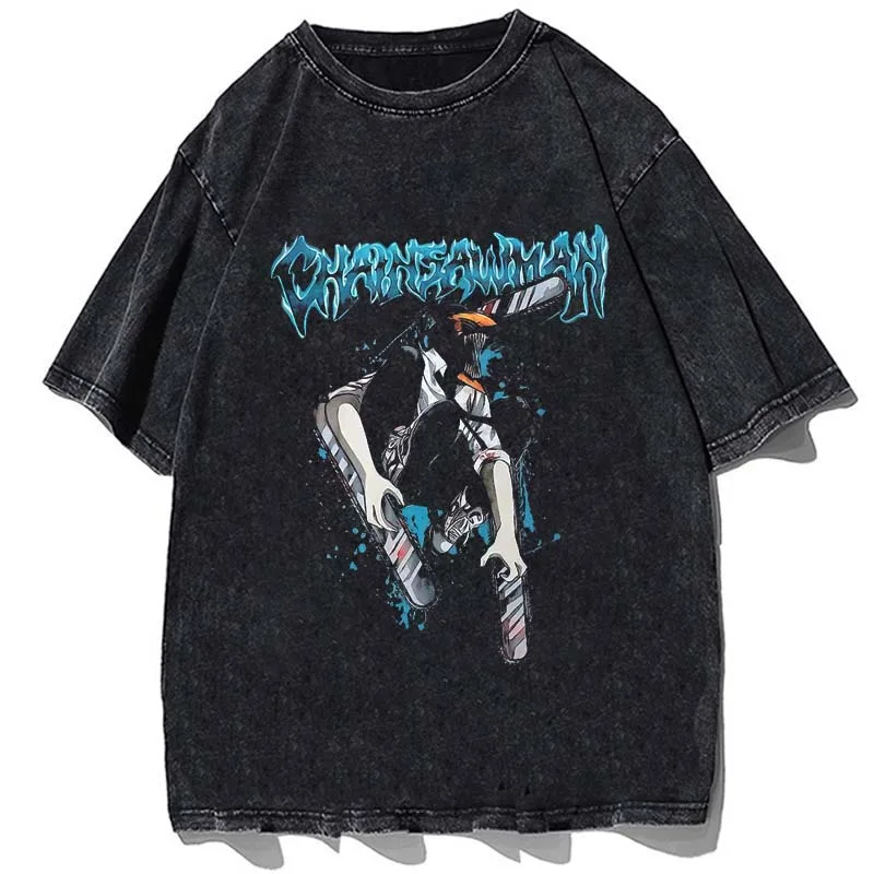 

2023 Y2k Clothes Hip Hop Streetwear Men T-Shirt Anime Print Graphic T Shirt Harajuku Cotton Blouse Summer Short Sleeve Tshirt