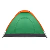 2-Person Waterproof Camping Dome Tent for Outdoor Hiking Survival Orange & Green 1