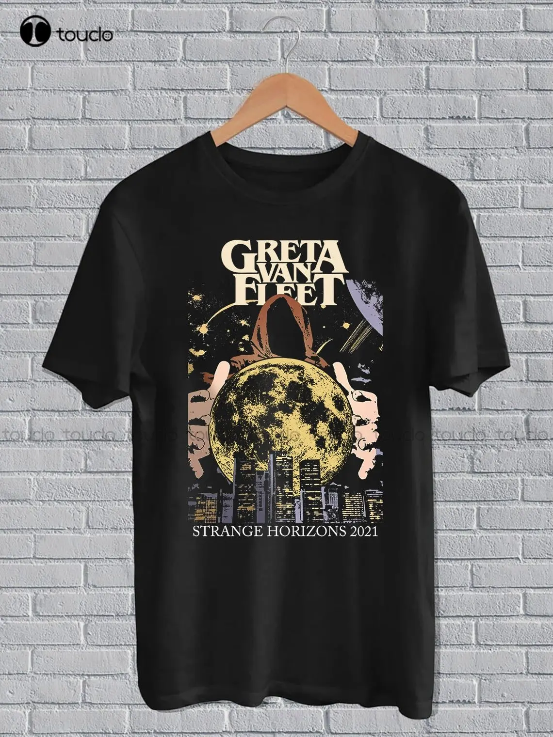 Greta Van Fleet Greta Van Fleet Shirt Greta Van Fleet T-Shirt Nera Greta Van Fleet Tour Shirt Tour Shirt Xs-5Xl Regalo Personalizzato Nuovo
