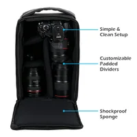 Waterproof DSLR Camera Bag Multi-functional Camera Backpack Outdoor Video Digital Camera Photo Case for Nikon Canon DSLR Lens 3