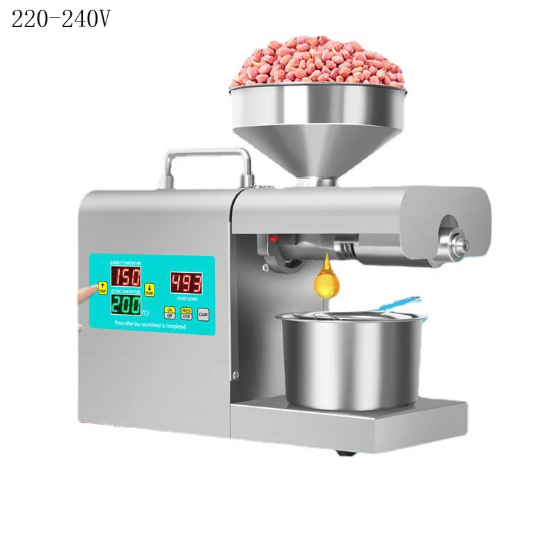 110v/220v אוטומטי לחץ שמן מכונת חמניות זרעי שמן זית חמניות