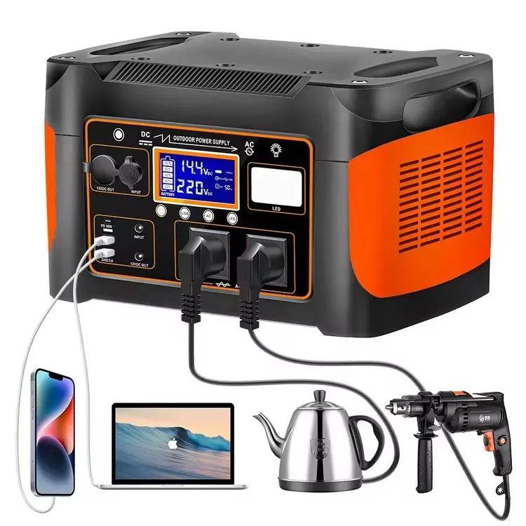 YYHC-Portable 220V 1000W Solar Charging Station Solar Phone Charger Panel Camping Travel Special Power Outdoor Adventures