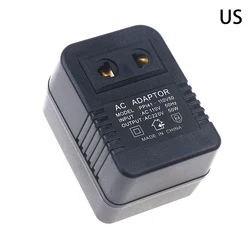 Universal Voltage Converter and Travel Adapter with EU/US Plug - 50W Step Down Transformer (US 110 to 220V)