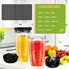 Blender Replacement Parts For Ninja, 32Oz & 24Oz Ninja Blender Cups Replacement With To-Go Lids & 7-Fins Extractor Blade 2